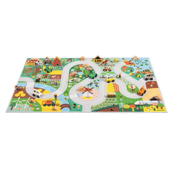janod - Janod Cross Roads Contreyside Children's Play Mat