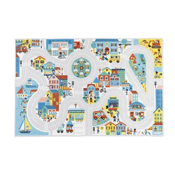 janod - Janod Cross Roads Playmat with Circuit City