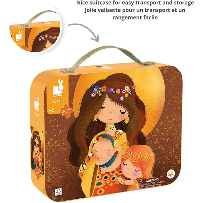 Casse-tête - puzzle  pour enfants - 100 pièces - Inspiré par Klimt de Janod