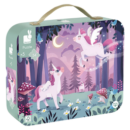 Janod® - Janod Jigsaw Puzzle - 54 Pieces - Unicorns