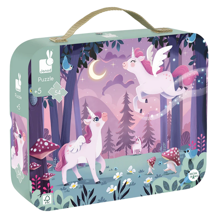 Janod® - Janod Jigsaw Puzzle - 54 Pieces - Unicorns