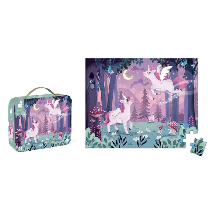Janod® - Janod Jigsaw Puzzle - 54 Pieces - Unicorns