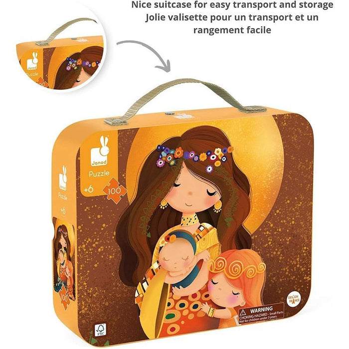 Janod® - Janod Kids Jigsaw Puzzle - 100 Pieces - Inspired by Klimt