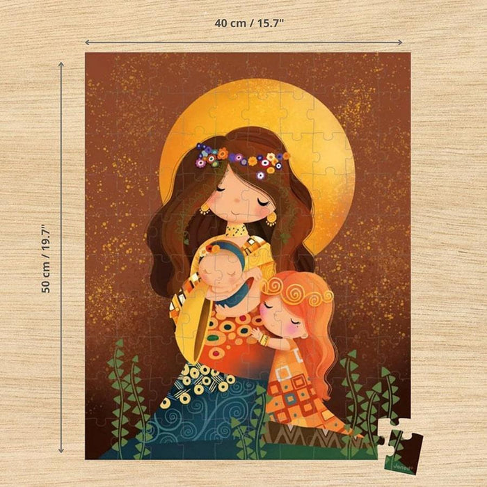 Janod® - Janod Kids Jigsaw Puzzle - 100 Pieces - Inspired by Klimt