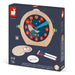 Janod® - Janod Learn to Tell Time Wooden Clock Toy - Bilingual (English-French)