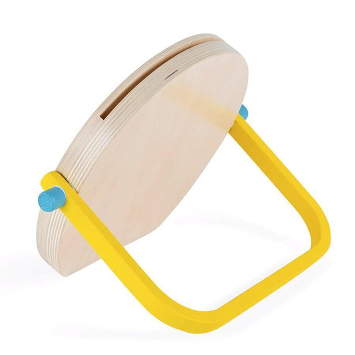 Janod® - Janod Learn to Tell Time Wooden Clock Toy - Bilingual (English-French)