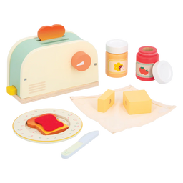 Janod® - Janod Mamie Soleil Pretend Play Wooden Toaster Set