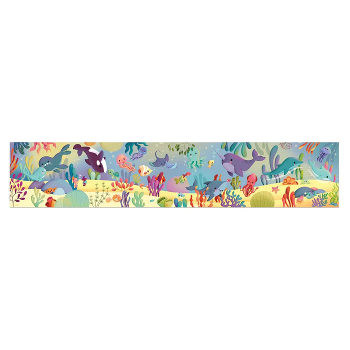 Janod® - Janod Panorama Jigsaw Puzzle - 36 Pieces - Sea Animals