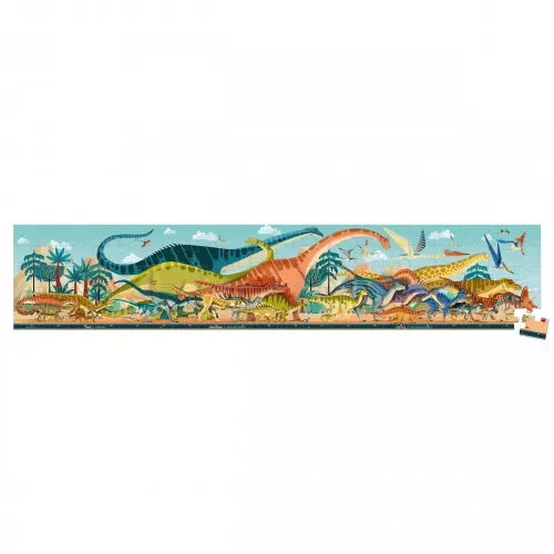 Janod® - Janod Panoramic Dino Puzzle – 100 Pieces