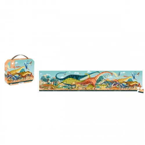 Janod® - Janod Panoramic Dino Puzzle – 100 Pieces
