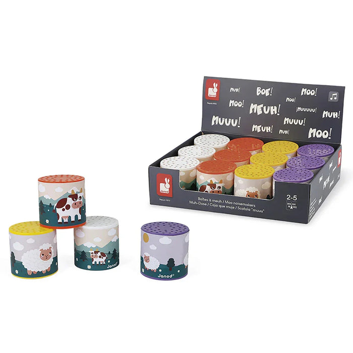 Janod® - Janod Pocket - Moo & Baa Noisemaker (1 Unit)