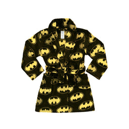 Jellifish - Batman Children's Fleece Bath Robe (Sizes 2T to 6x)