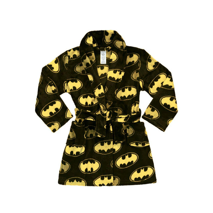 Jellifish - Batman Children's Fleece Bath Robe (Sizes 2T to 6x)