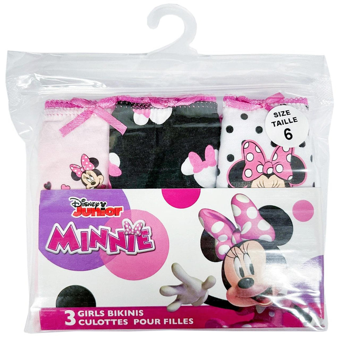 Jellifish - Jellifish Disney Minnie Mouse Girls Bikini Underwear - 3 Pack (2 to 6x)