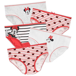 Jellifish - Jellifish Disney Minnie Mouse Girls Bikini Underwear - 5 Pack (2 to 6x)