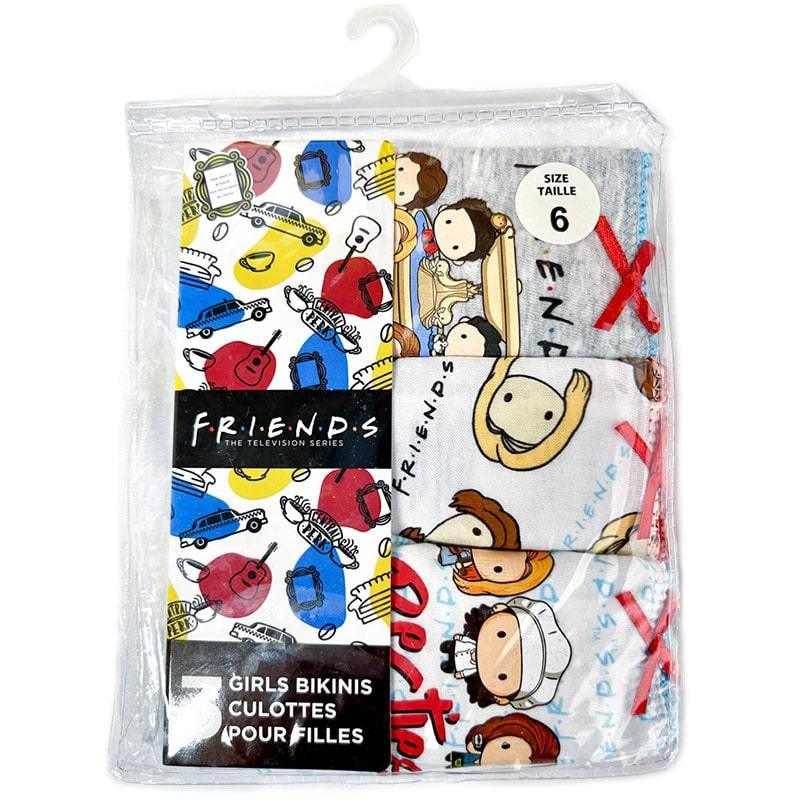 Jellifish - Jellifish Friends TV Series Girls Briefs - 3 Pack