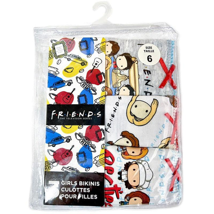 Jellifish - Jellifish Friends TV Series Girls Briefs - 3 Pack