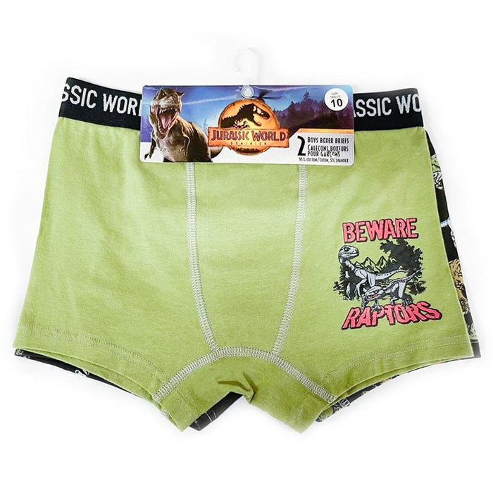 Jellifish - Jellifish Jurassic World Boys Assorted Boxer Briefs - 2 Pack