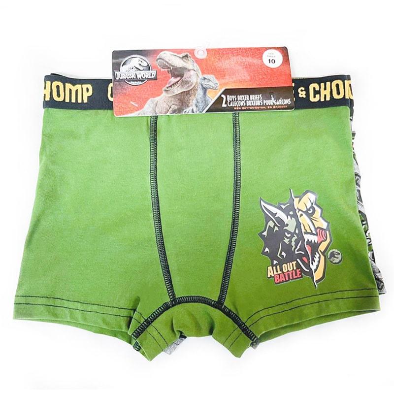 Jellifish - Jellifish Jurassic World Boys Assorted Boxer Briefs - 2 Pack