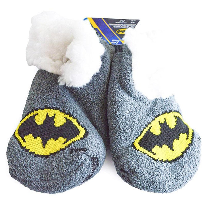 Jellifish - Jellifish Kids Super Hero Non-slip Sherpa Slipper-socks - 1 Pair