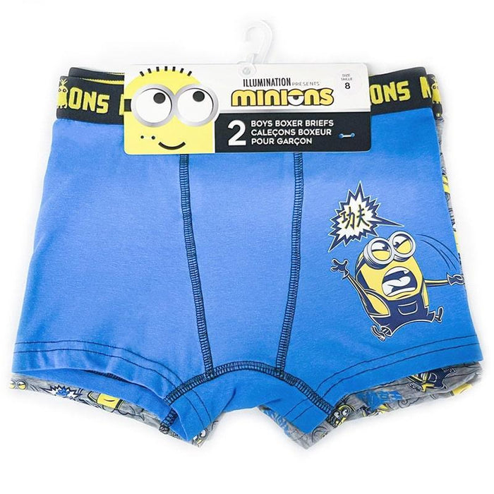 Jellifish - Jellifish Minions Boys Assorted Boxer Briefs - 2 Pack