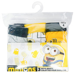 Jellifish - Jellifish Minions Boys Underwear - 3 Pack - (2 to 6x)