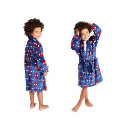 Jellifish - Marvel Spider-Man Children's Fleece Bath Robe (Sizes 2T to 6x)