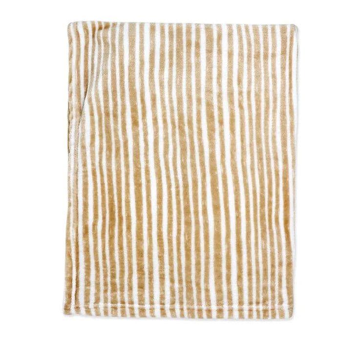 Jesse & Lulu - Jesse & Lulu Fleece Blanket with Tan Lion Toy