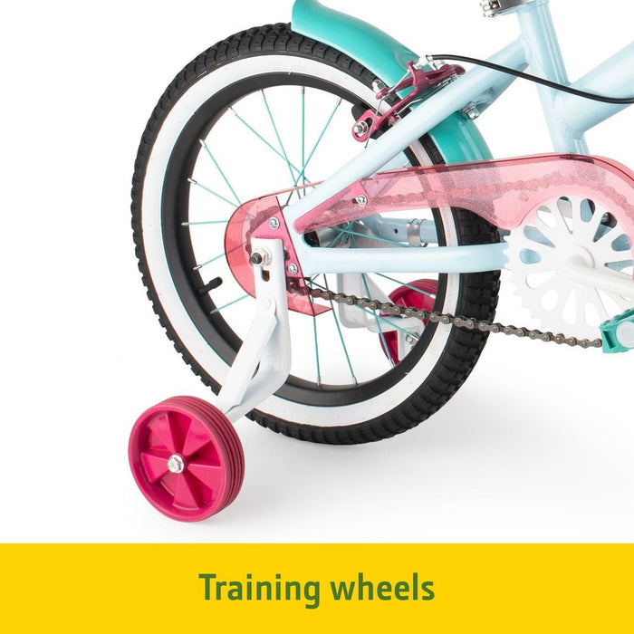 John Deere - John Deere 16 Inch Bluebird Kids' Bicycle with Removable Training Wheels