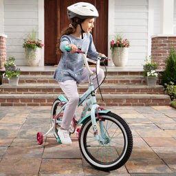 John Deere - John Deere 16 Inch Bluebird Kids' Bicycle with Removable Training Wheels