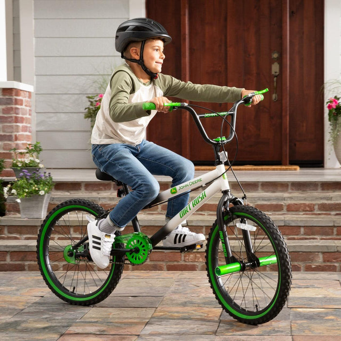 John Deere - John Deere Dirt Rush Bicycle – 20 Inch Boy’s Bike with Off-road Tires – Ages 7+