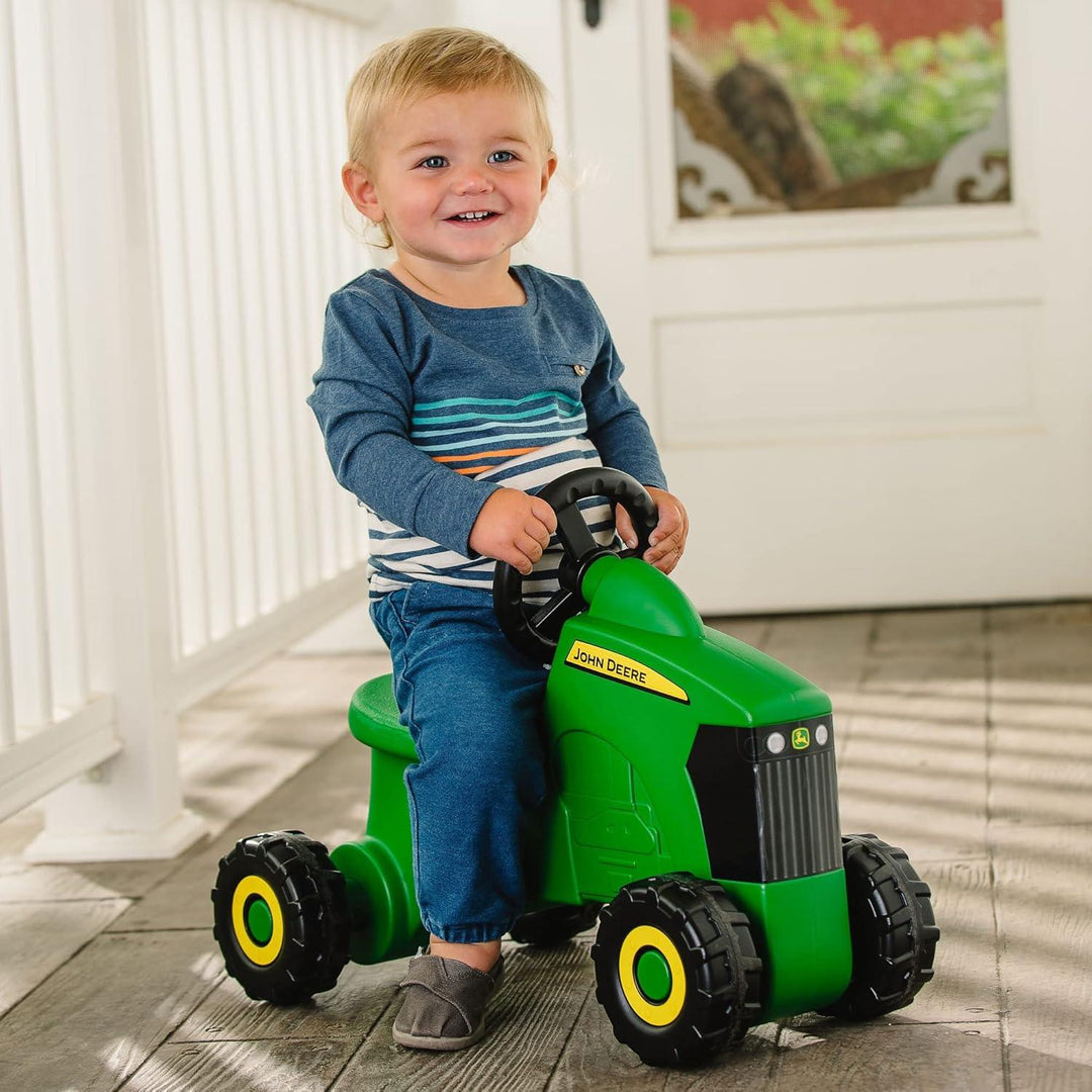 John Deere - John Deere - John Deere Sit-N-Scoot Tractor - Kids' Ride On Toy