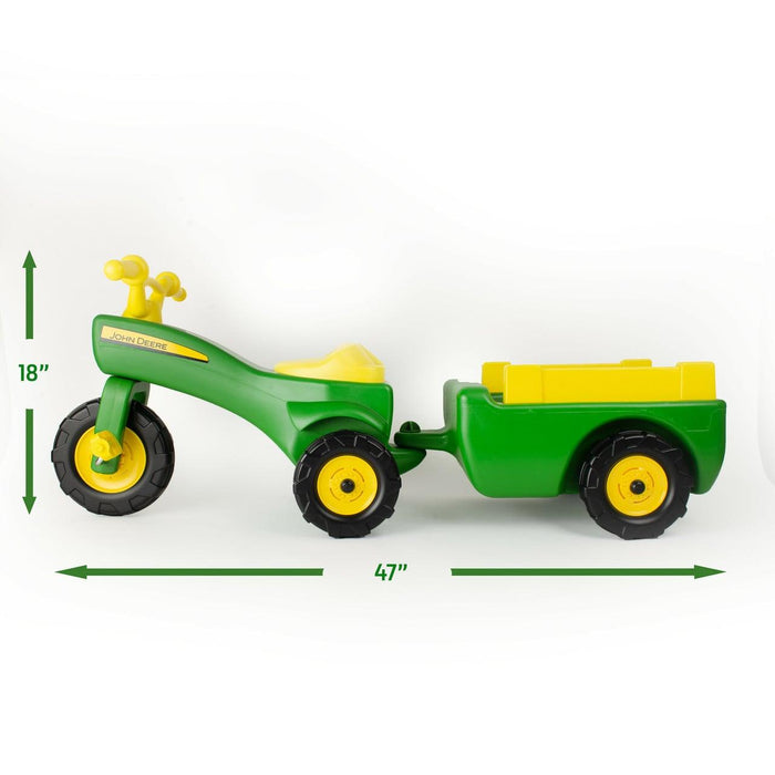 John Deere - John Deere Pedal Trike And Wagon