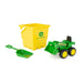 John Deere - John Deere Sandbox Toy Set with Tractor, Bucket and Shovel – Outdoor Sand Toys for Kids – Ages 18M+