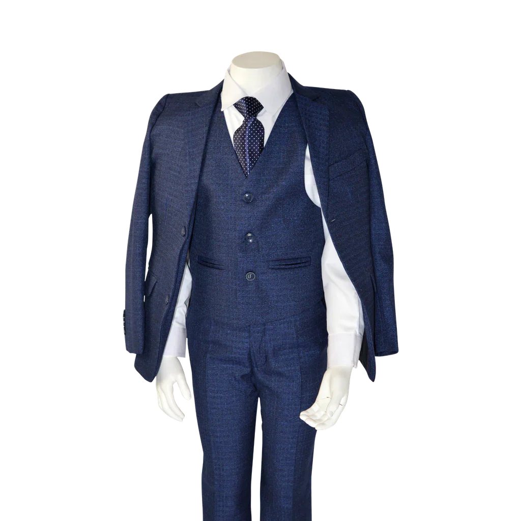 Johnson's Creation® - Johnson's Creation 5-Piece Navy Toddlers & Kids Suit Set