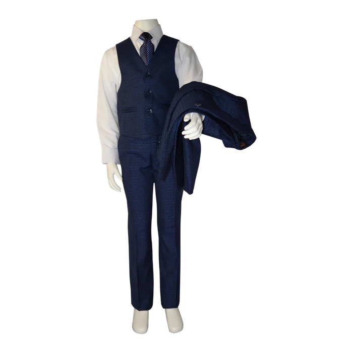 Johnson's Creation® - Johnson's Creation 5-Piece Navy Toddlers & Kids Suit Set