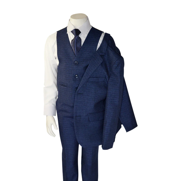 Johnson's Creation® - Johnson's Creation 5-Piece Navy Toddlers & Kids Suit Set