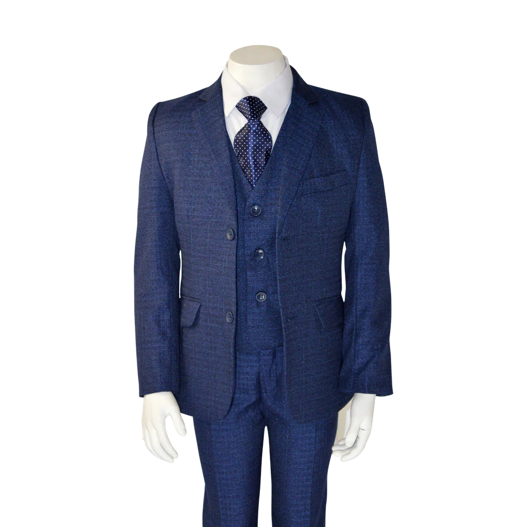 Johnson's Creation® - Johnson's Creation 5-Piece Navy Toddlers & Kids Suit Set