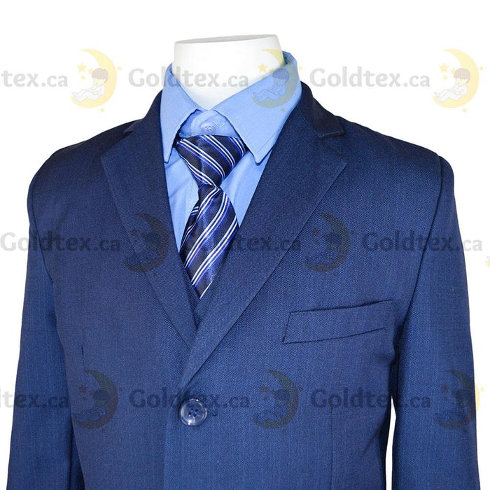 Johnson's Creation® - Johnson's Creation 5-piece Navy Toddlers & Kids Suit Set