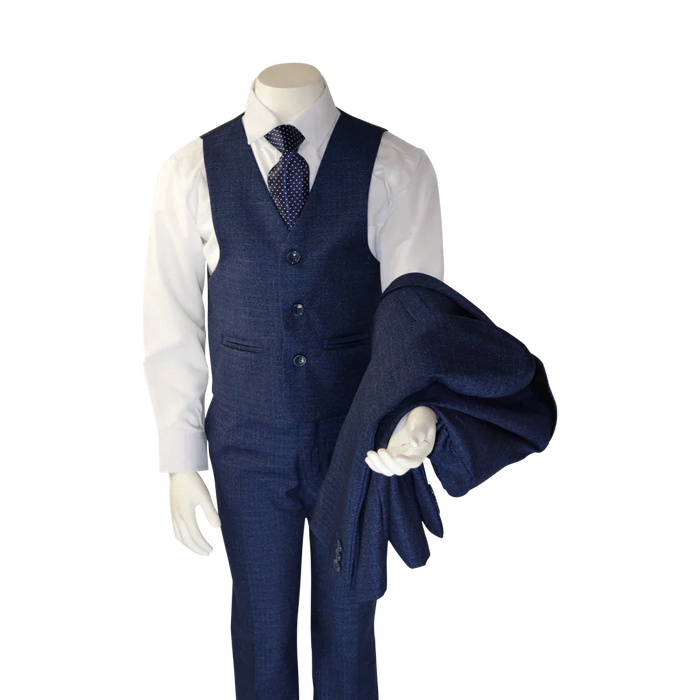 Johnson's Creation® - Johnson's Creation 5-Piece Navy Toddlers & Kids Suit Set