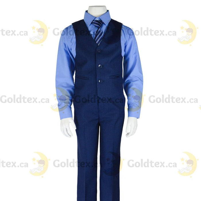 Johnson's Creation® - Johnson's Creation 5-piece Navy Toddlers & Kids Suit Set