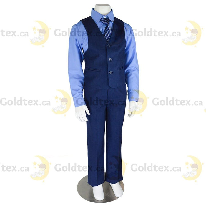 Johnson's Creation® - Johnson's Creation 5-piece Navy Toddlers & Kids Suit Set