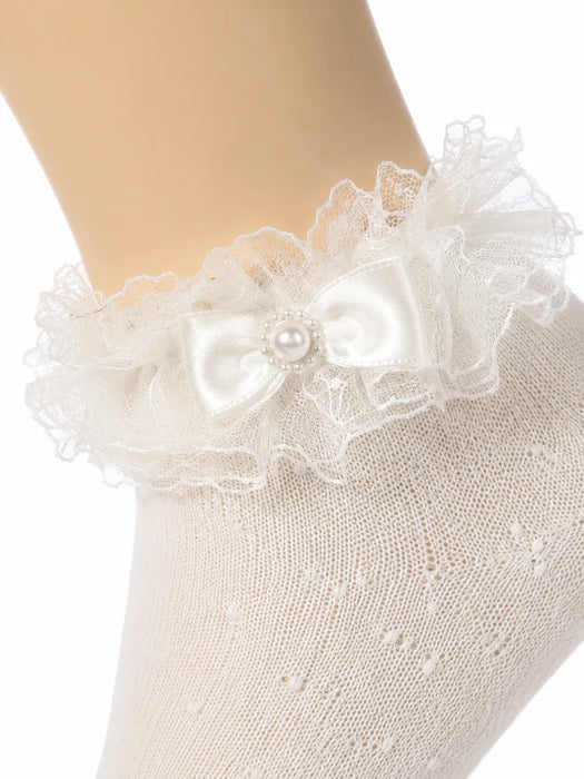 Jolene® Girls Special Occasion Ruffle Socks – Style TTA8016 – Sizes 0-11