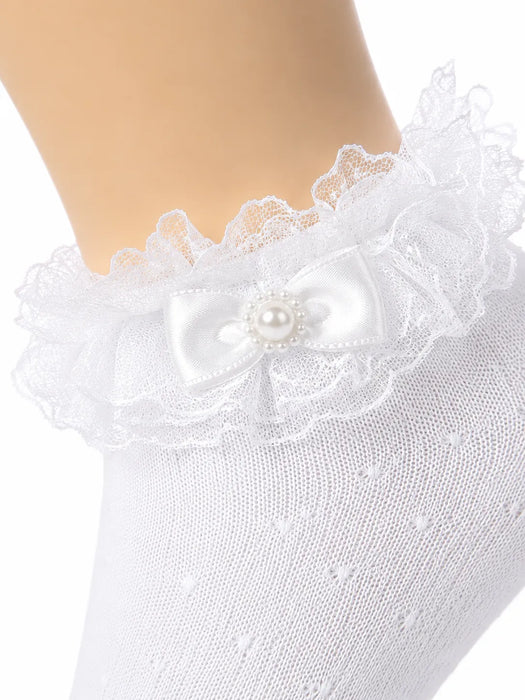 Jolene® Girls Special Occasion Ruffle Socks – Style TTA8016 – Sizes 0-11