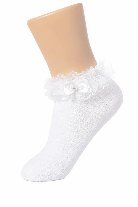 Jolene® Girls Special Occasion Ruffle Socks – Style TTA8016 – Sizes 0-11
