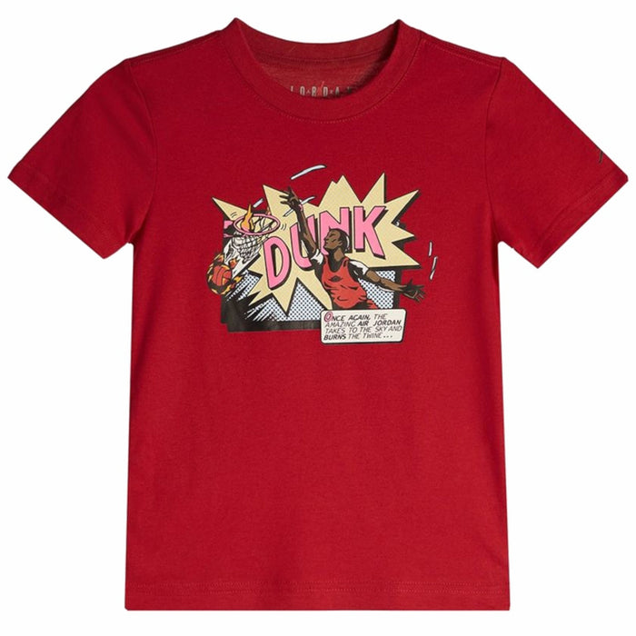 Jordan Air Comics Short-Sleeve Tee – Gym Red (S to XL) – image 1
