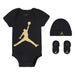 Jordan® - JORDAN BABY 3-PIECE BOX GIFT SET (BLACK/GOLD) - 0-6M