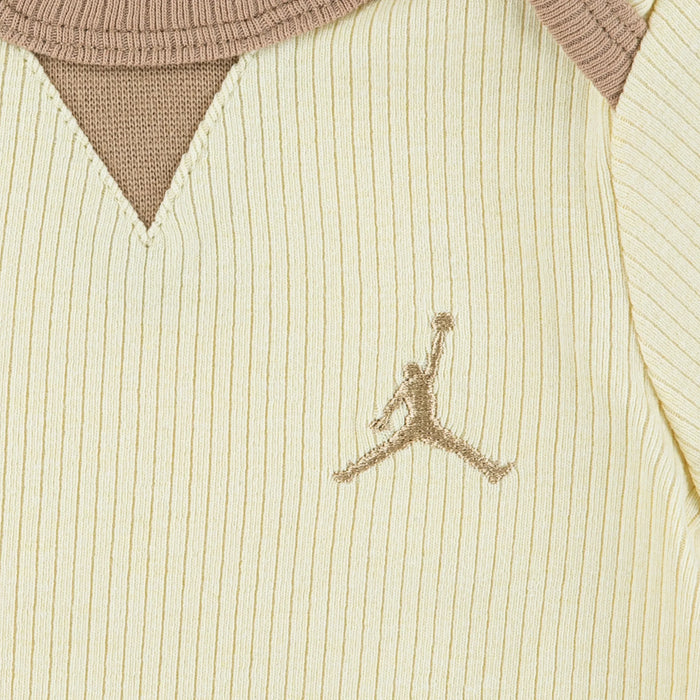 Jordan® - Jordan® 2-Piece Rib Nep Bodysuit Set – Beige (12–24 Months)