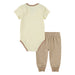 Jordan® - Jordan® 2-Piece Rib Nep Bodysuit Set – Beige (12–24 Months)