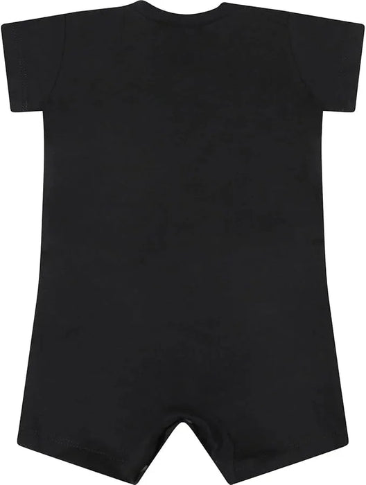 Jordan® - Jordan® Baby Short Sleeve Shortall Romper – Black/Gym Red Baby Short Sleeve Shortall Romper – Black/Gym Red